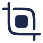 Crop SVG Icon